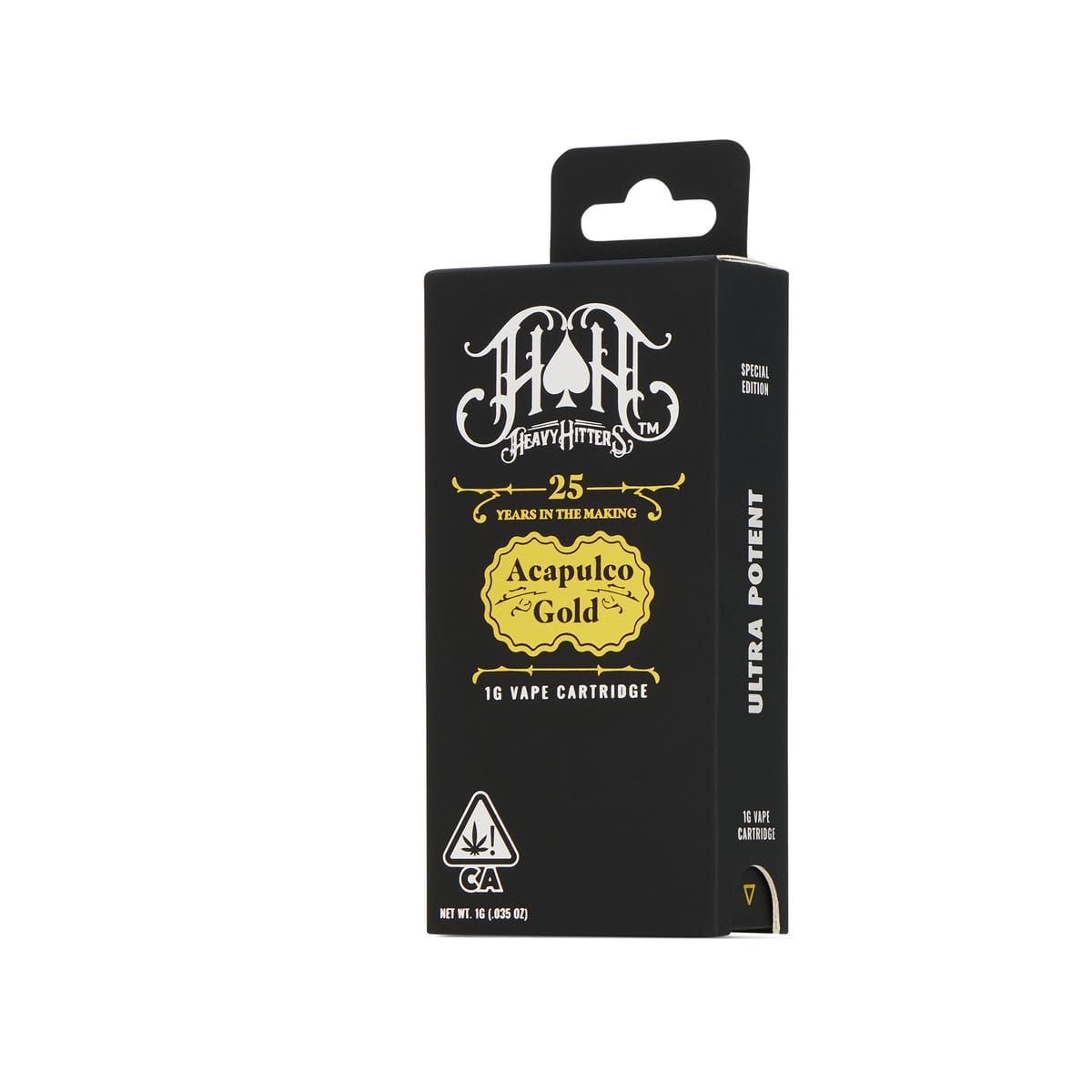 Acapulco Gold | Sativa - 25th Anniversary Special Edition-1G Vape Cartridge - Heavy Hitters -  - $75 - Concentrates