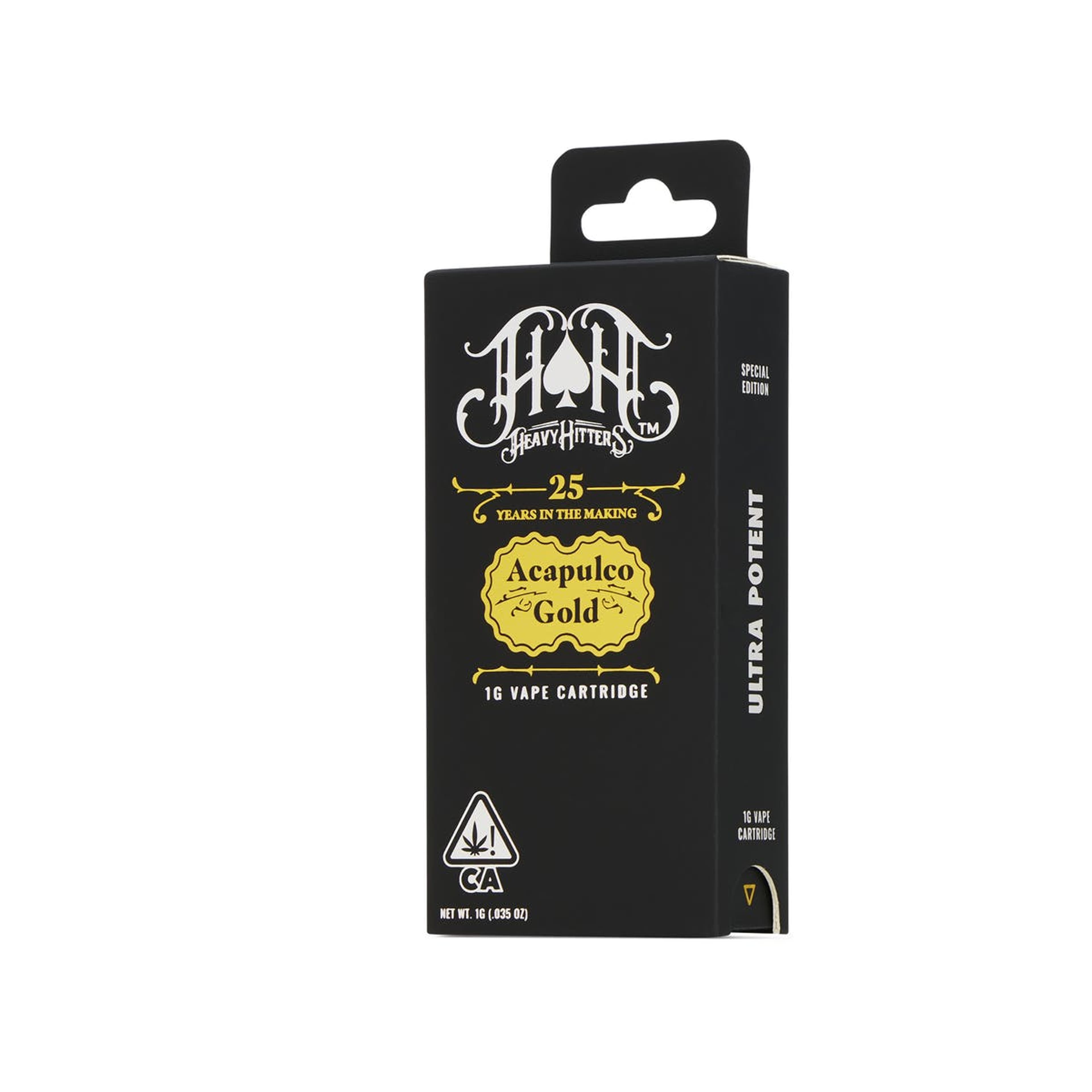 Acapulco Gold | Sativa - 25th Anniversary Special Edition-1G Vape Cartridge - Heavy Hitters - - $75 - Concentrates