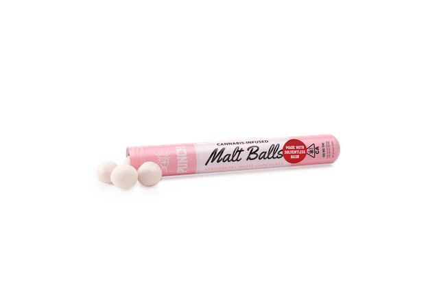 PUNCH EDIBLES & EXTRACTS: Malt Balls - Strawberry White