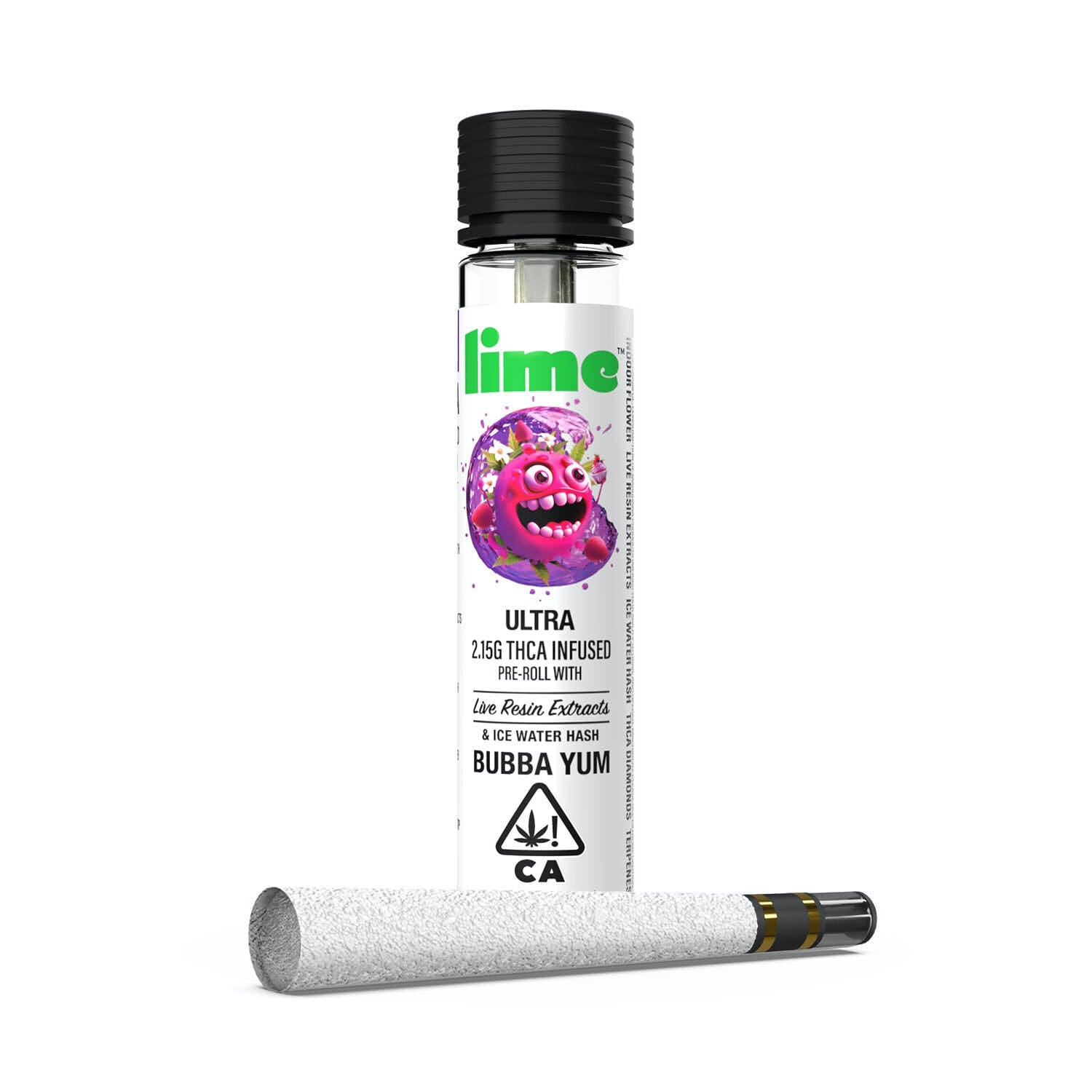 BUBBA YUM 2.15G - Lime -  - $18 - Pre-Roll Infused