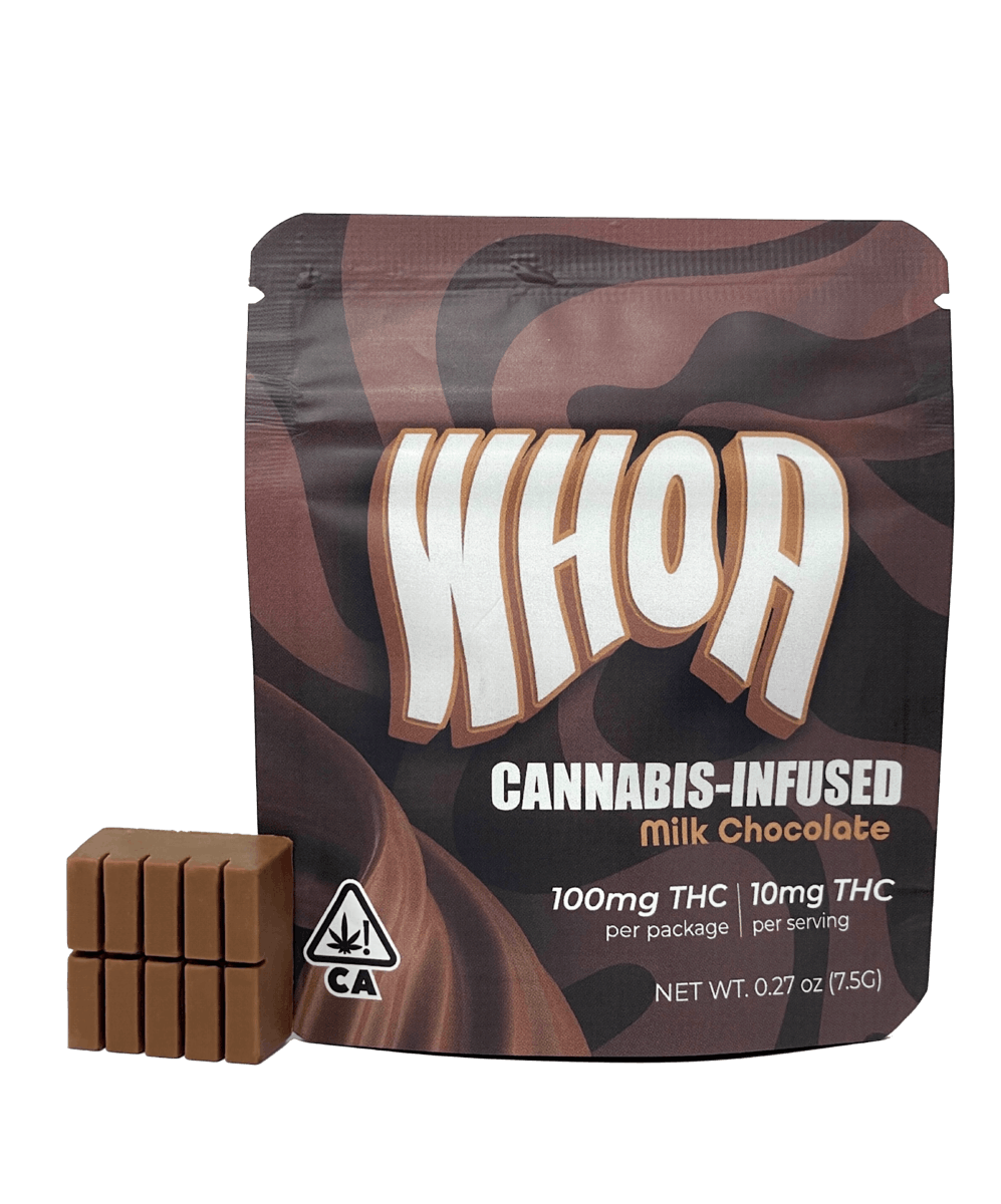Milk - 100MG Chocolate Bites *B2G1 EVERYDAY* - Whoa Edibles - Milk Chocolate Bites (H) - $8 - Edibles