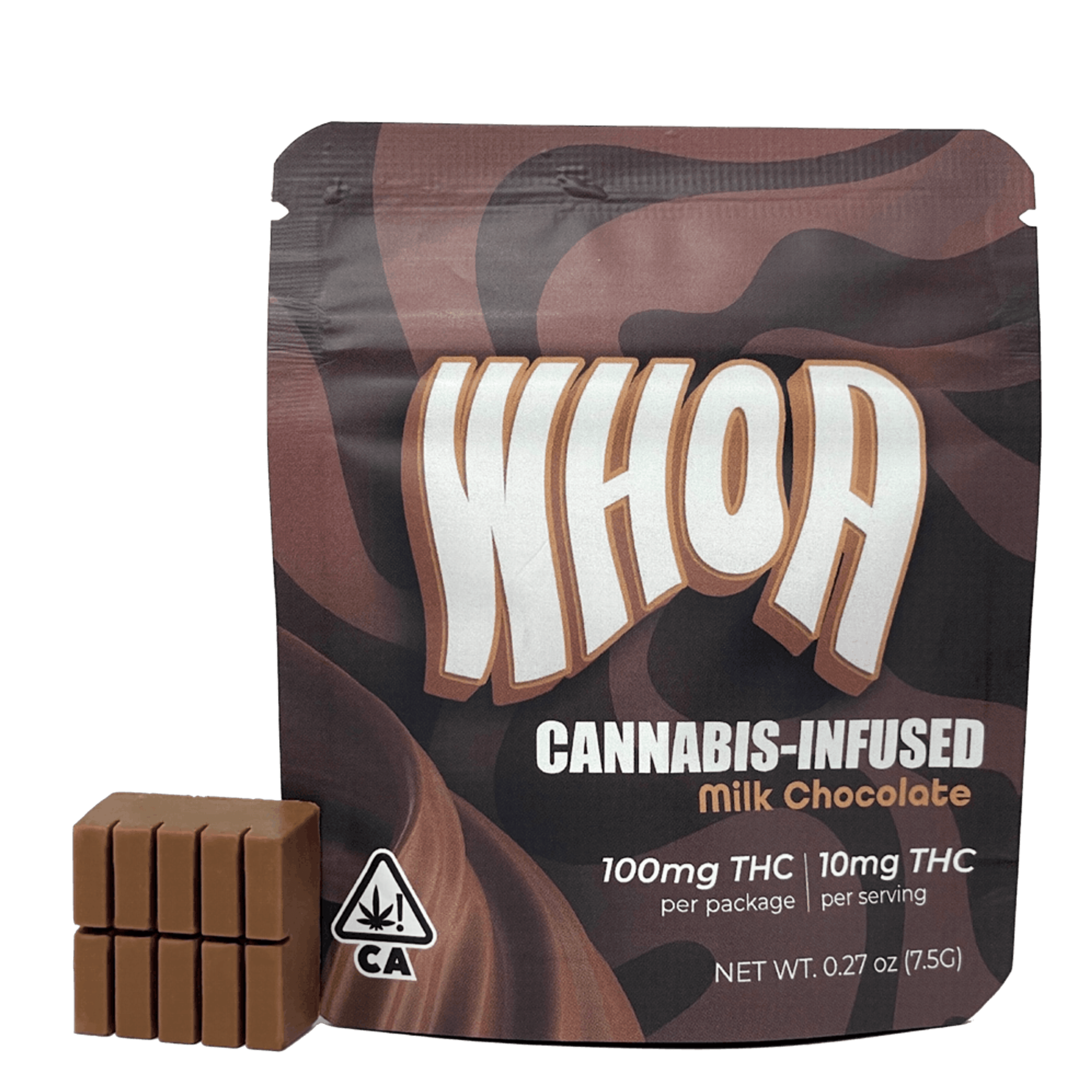 Milk - 100MG Chocolate Bites *B2G1 EVERYDAY* - Whoa Edibles - Milk Chocolate Bites (H) - $8 - Edibles