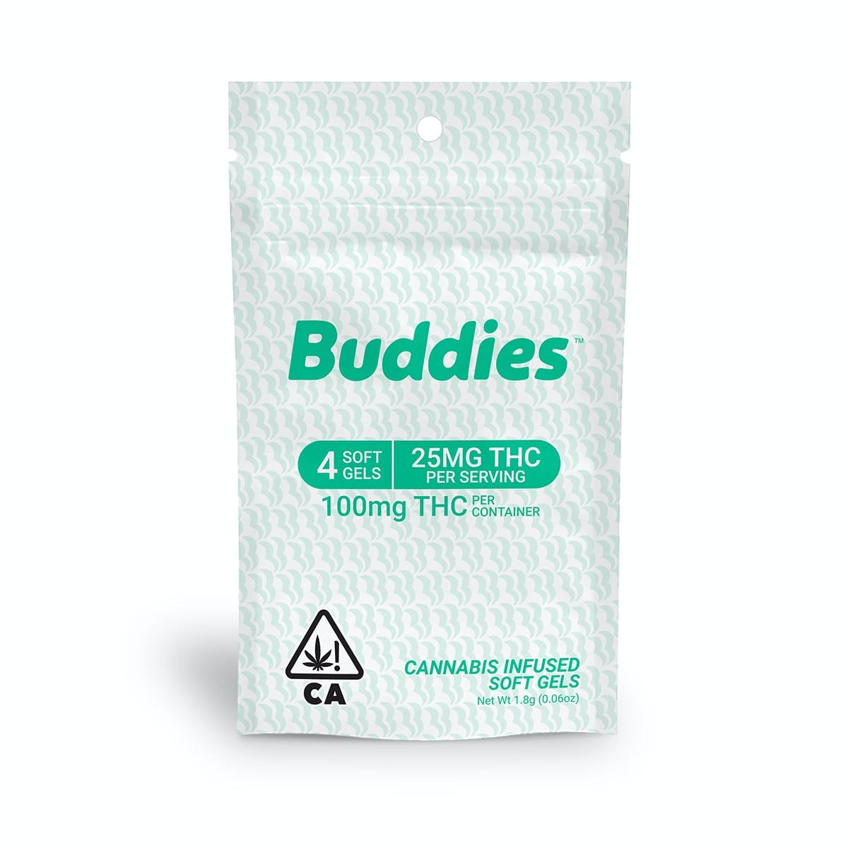 Soft Gels - 25mg x 4ct - Buddies - THC 25 4ct - $5.20 - Edibles