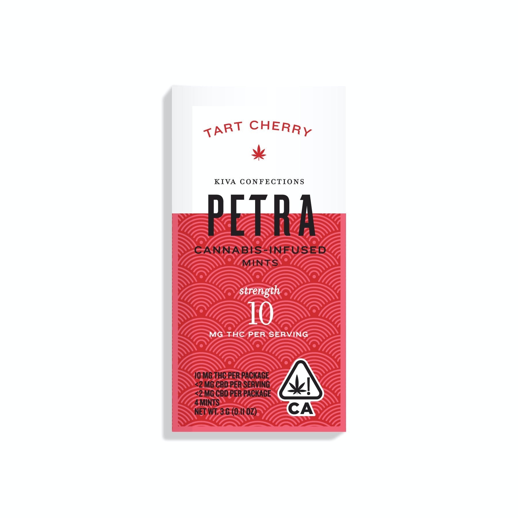 Petra Mints | Tart Cherry (Sugar Free) 40ct - 100mg - Petra Mints by Kiva -  - $18 - Edibles