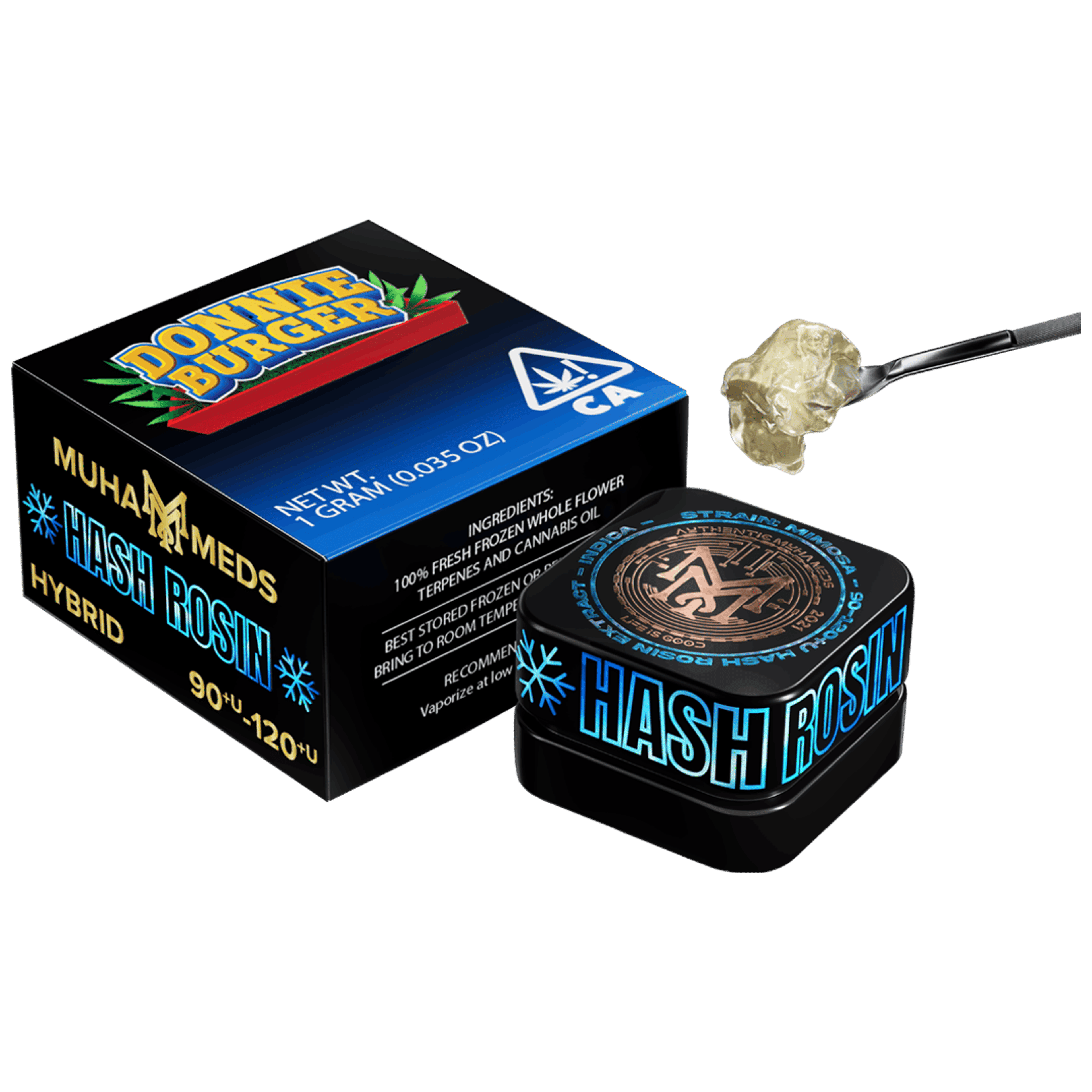 Donnie Burger Hash Rosin 1g - Muha Meds - - $62.50 - Concentrates