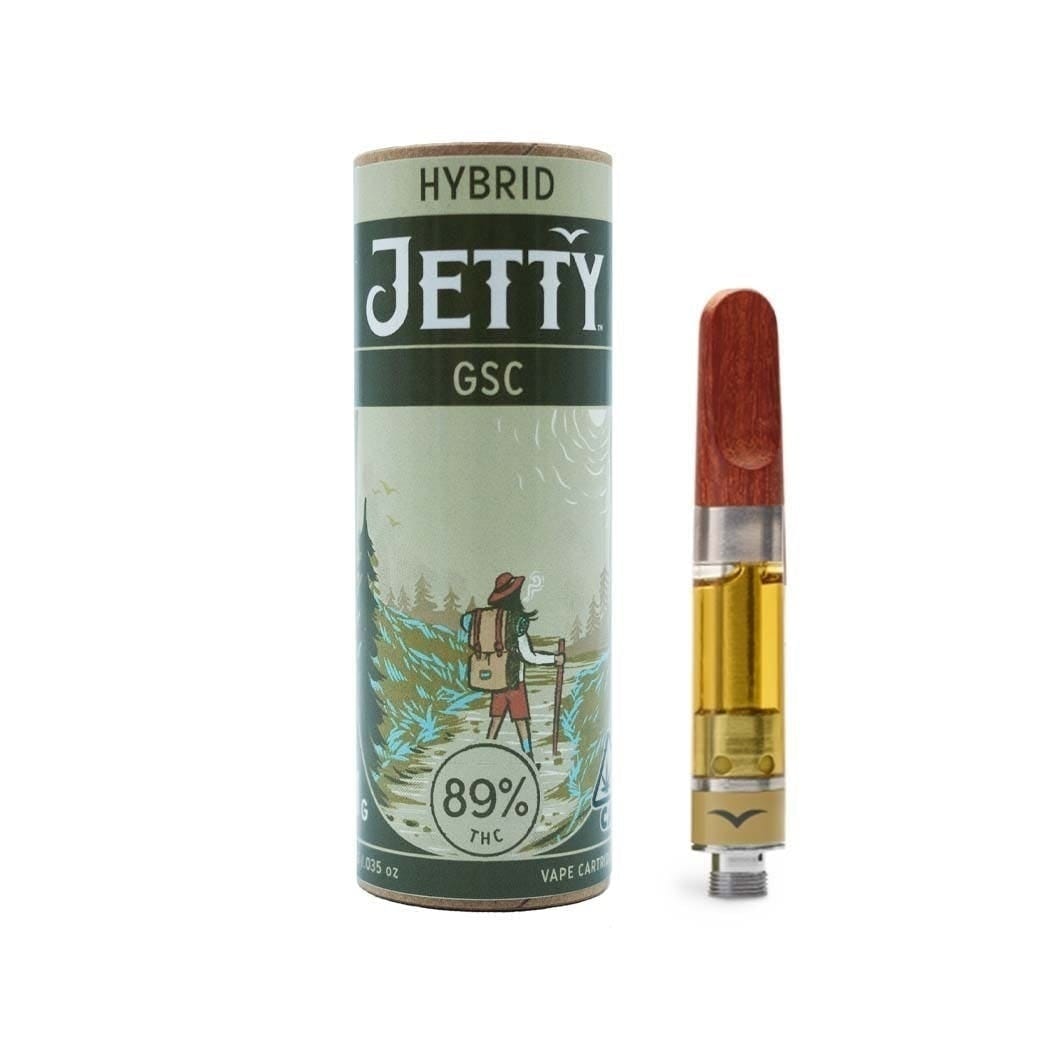 GSC - Cart - Jetty Extracts - One Gram - $39.99 - Vape Cartridges (Universal 510 Battery Required)