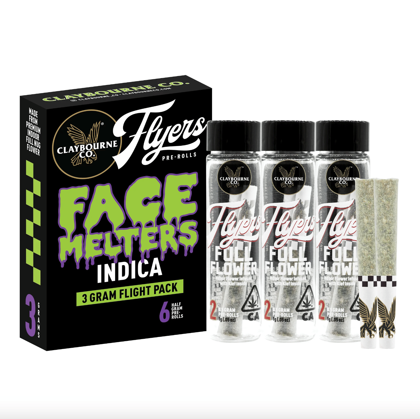 Face Melters Variety Prerolls Pack 3g - Claybourne Co. -  - $40 - Pre-Rolls