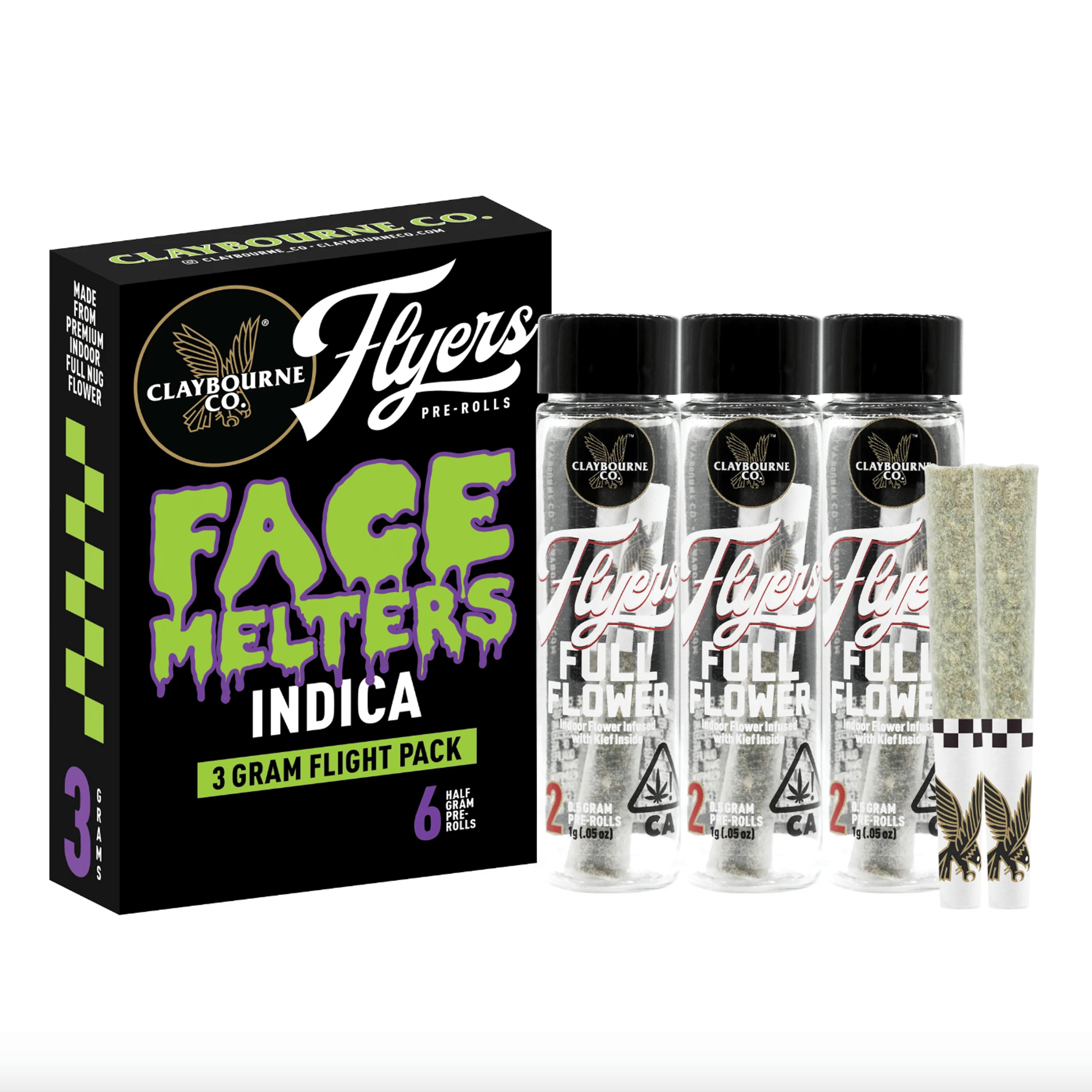 Face Melters Variety Prerolls Pack 3g - Claybourne Co. - - $40 - Pre-Rolls