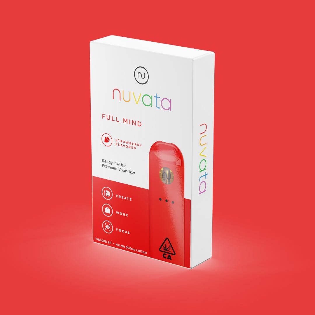 Strawberry Full Mind Disposable 1g - Nuvata -  - $31.25 - Disposable Vapes