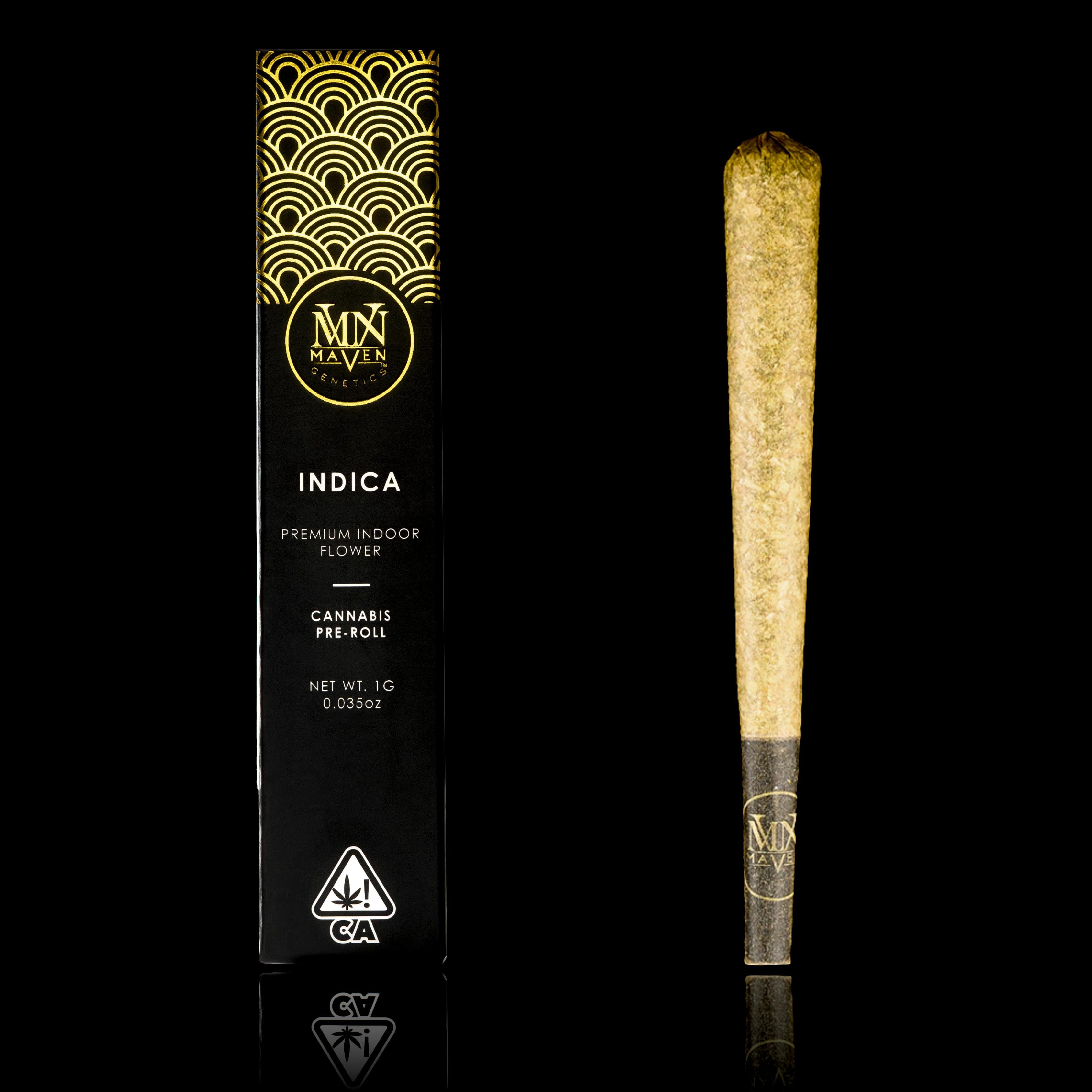 Maven | 1g - Blue Agape - Pre-Roll - Indica- Maven Genetics - Maven Genetics -  - $10 - Pre-Rolls