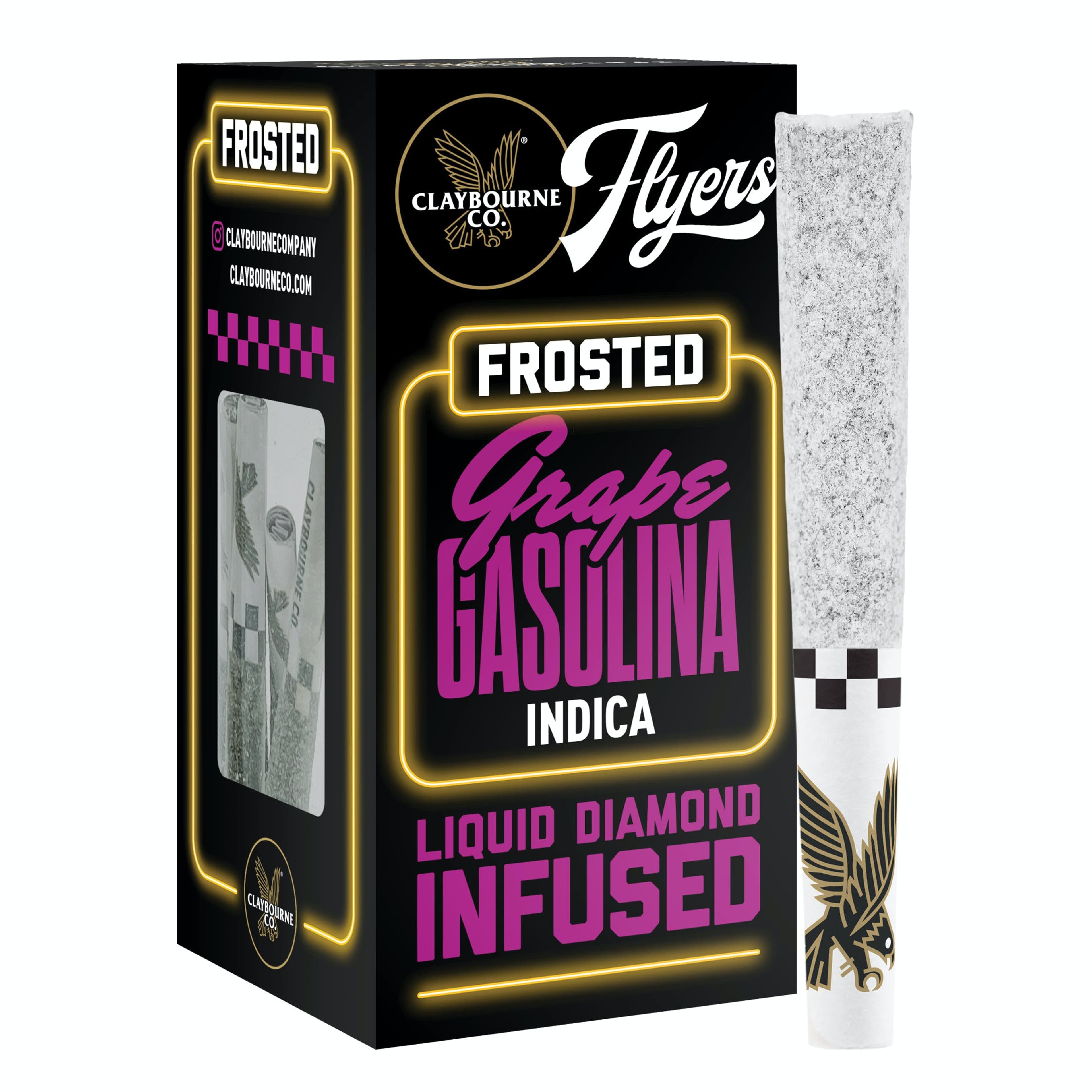GRAPE GASOLINA 5PK FROSTED INFUSED .5G - CLAYBOURNE CO - - $30 - Pre-Rolls