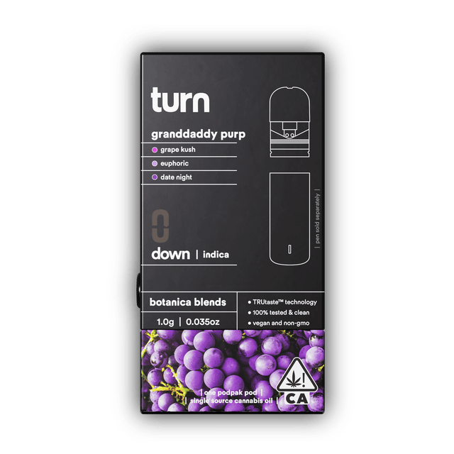 granddaddy purp 1g pod (indica) / botanica blends