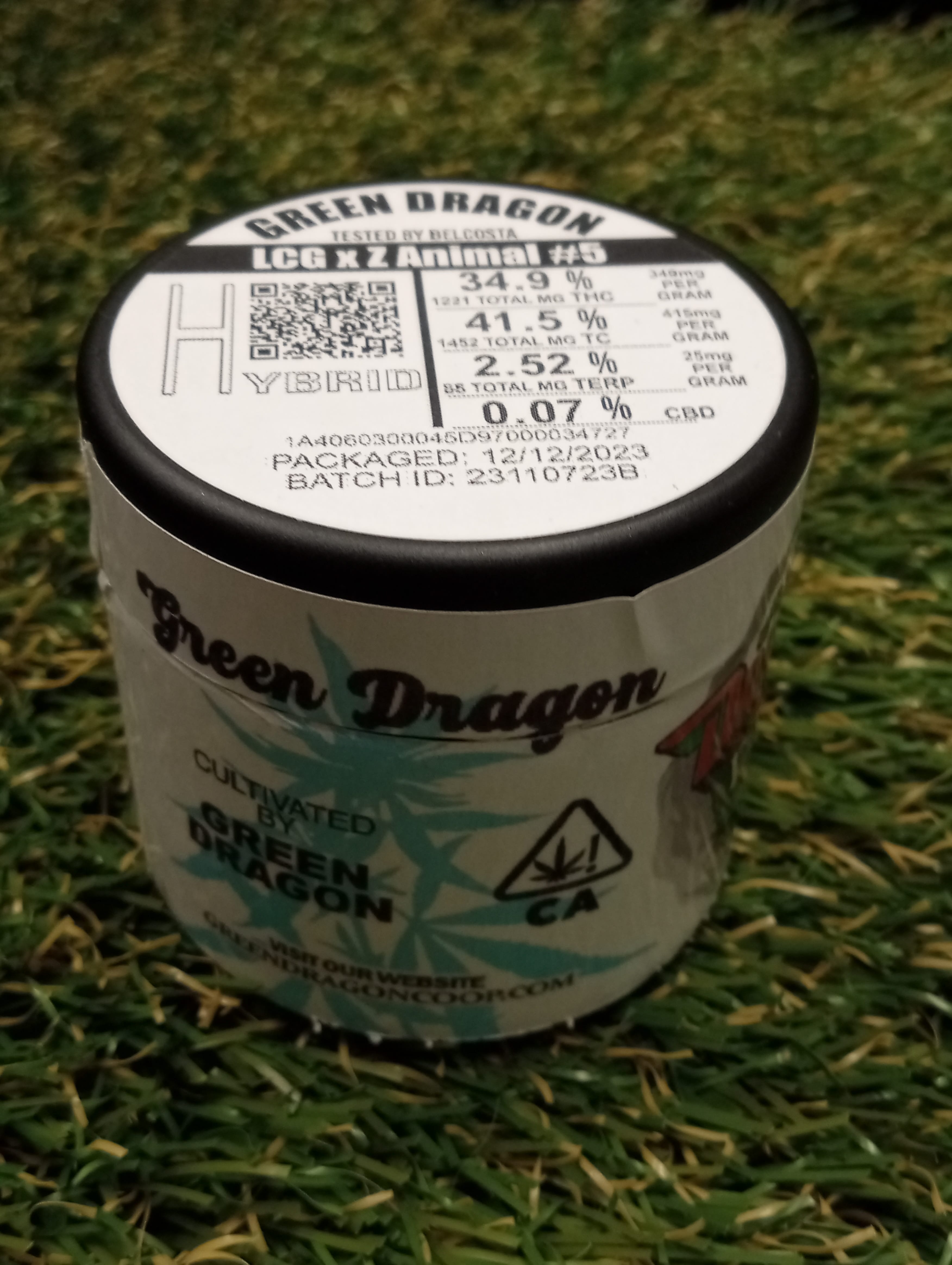 LCG X Z ANIMAL 3.5G - GREEN DRAGON -  - $17.20 - Flower