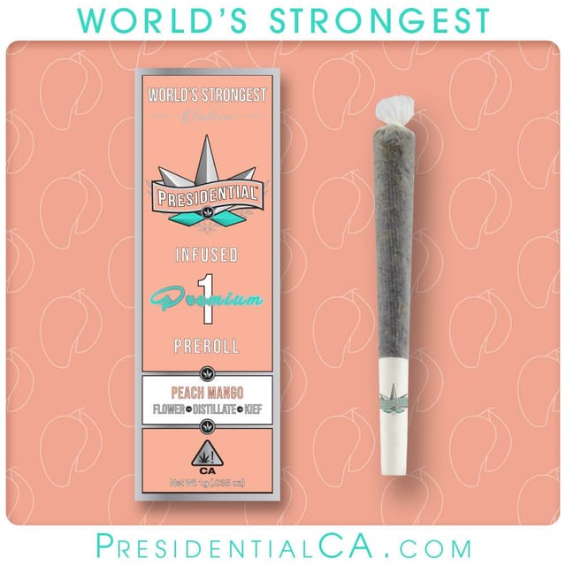 Peach Mango Infused Moonrock Preroll