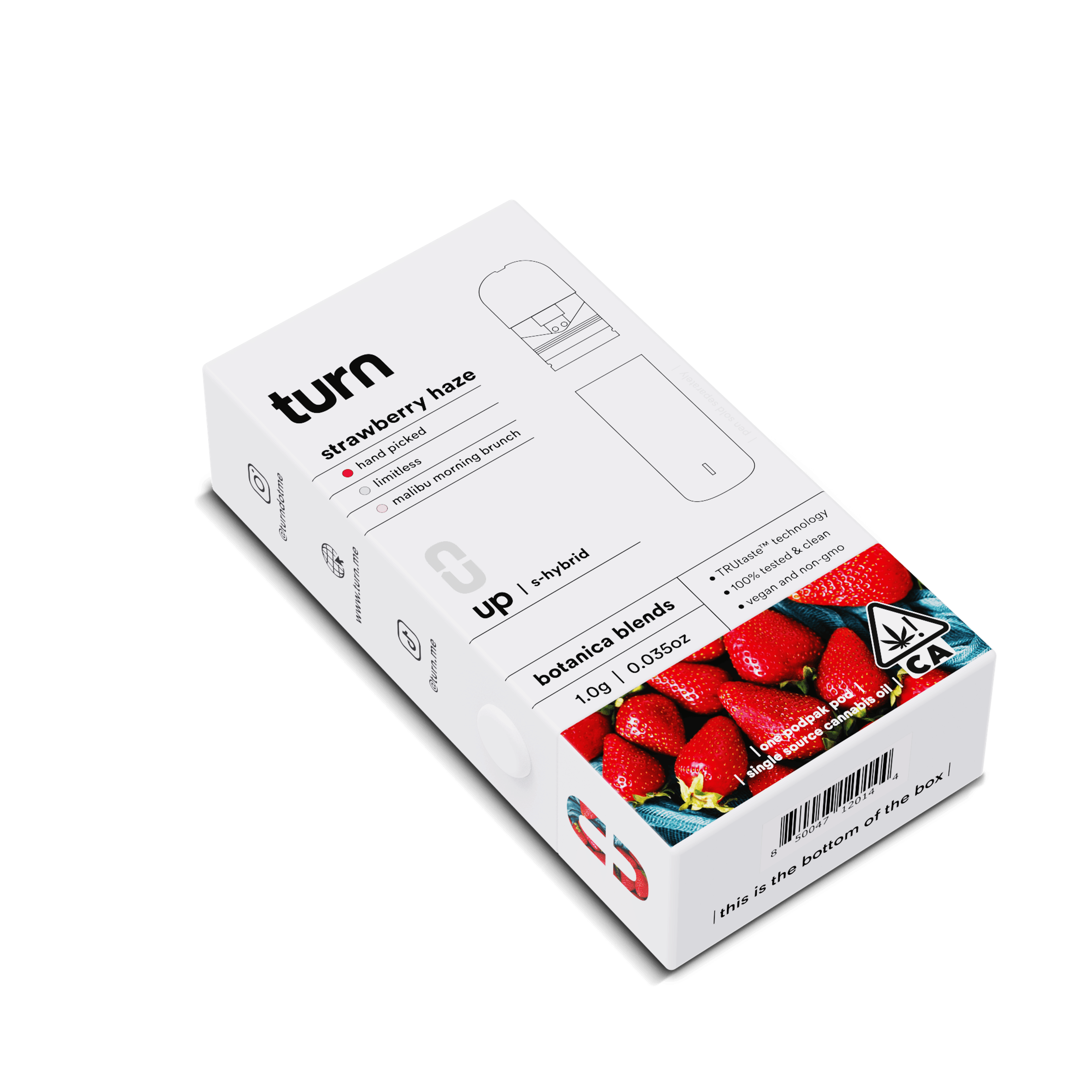 Strawberry haze (s-hybrid) / botanica blends / 1g pod - Turn - - $25.21 - Vapes