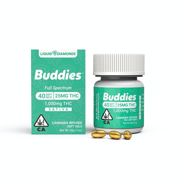 40 Live Resin Capsules (25mg ea) | Sativa