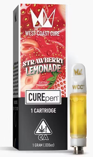 West Coast Cure: Strawberry Lemonade Curepen