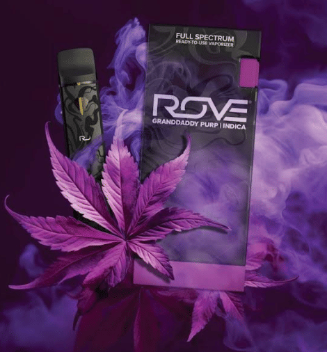 Rove - Granddaddy Purp Live Resin Diamonds Disposable 1g - Rove - Rove - Granddaddy Purp Live Resin Diamonds Disposable 1g - $65 - Disposable