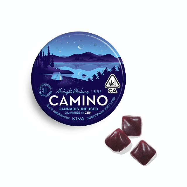 Camino 5:1 CBN Midnight Blueberry "Sleep" Gummies