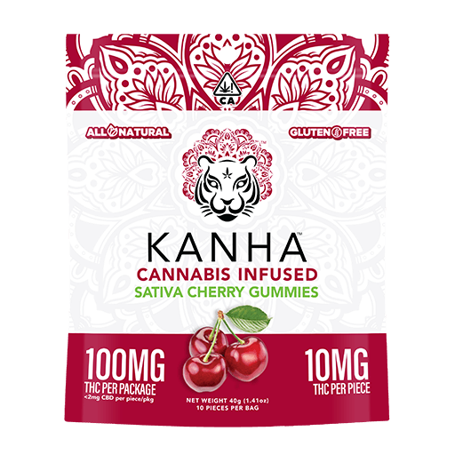Cherry Sativa Gummies 100mg - KANHA -  - $17.50 - Edibles