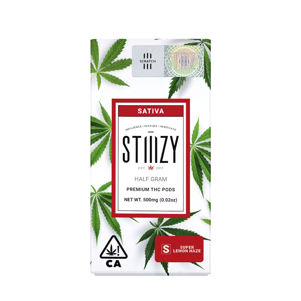Super Lemon Haze - Premium Pod - STIIIZY - Half Gram - $12.99 - Pods (STIIIZY + PlugPlay + PAX + Left Coast)