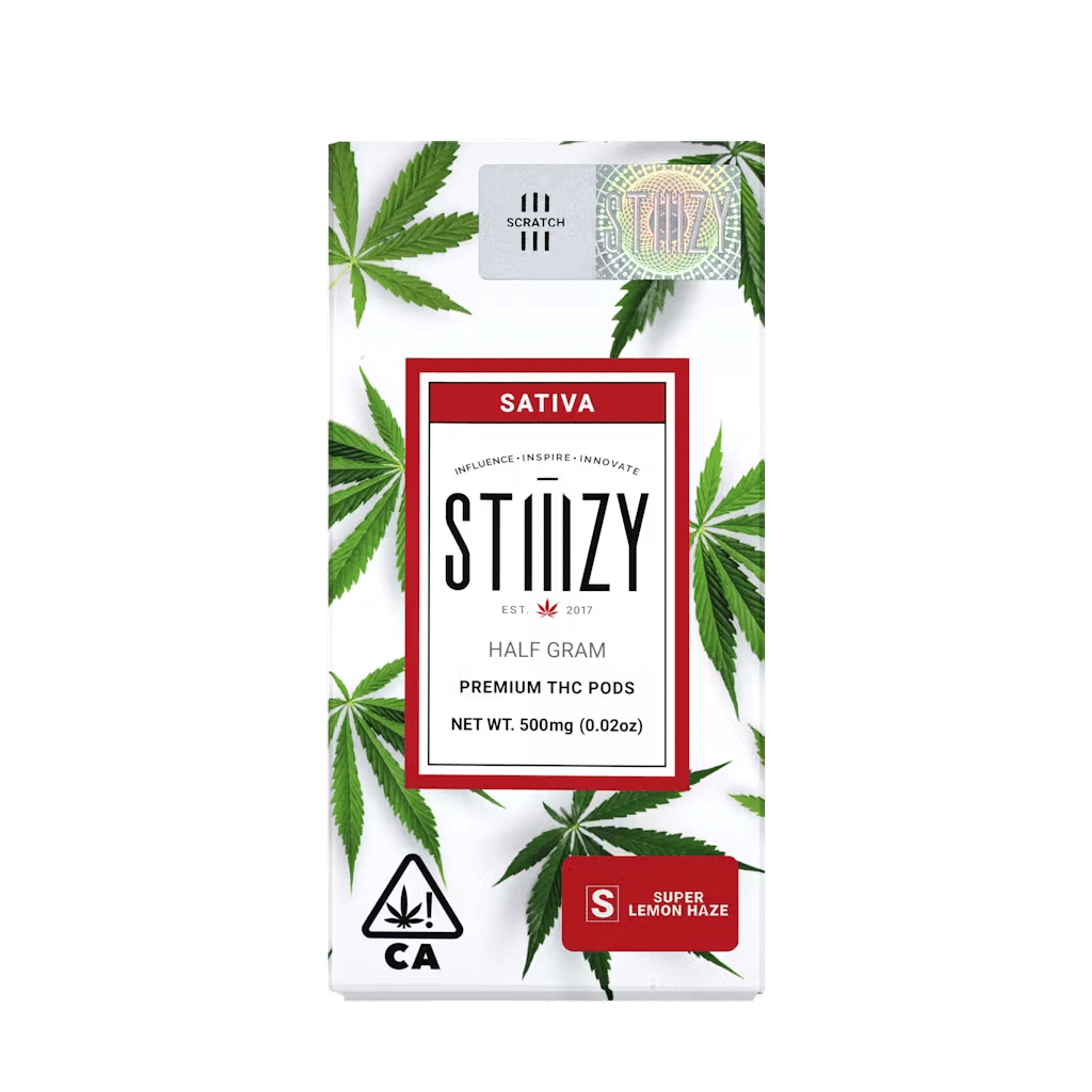 Super Lemon Haze - Premium Pod - STIIIZY - Half Gram - $12.99 - Pods (STIIIZY + PlugPlay + PAX + Left Coast)