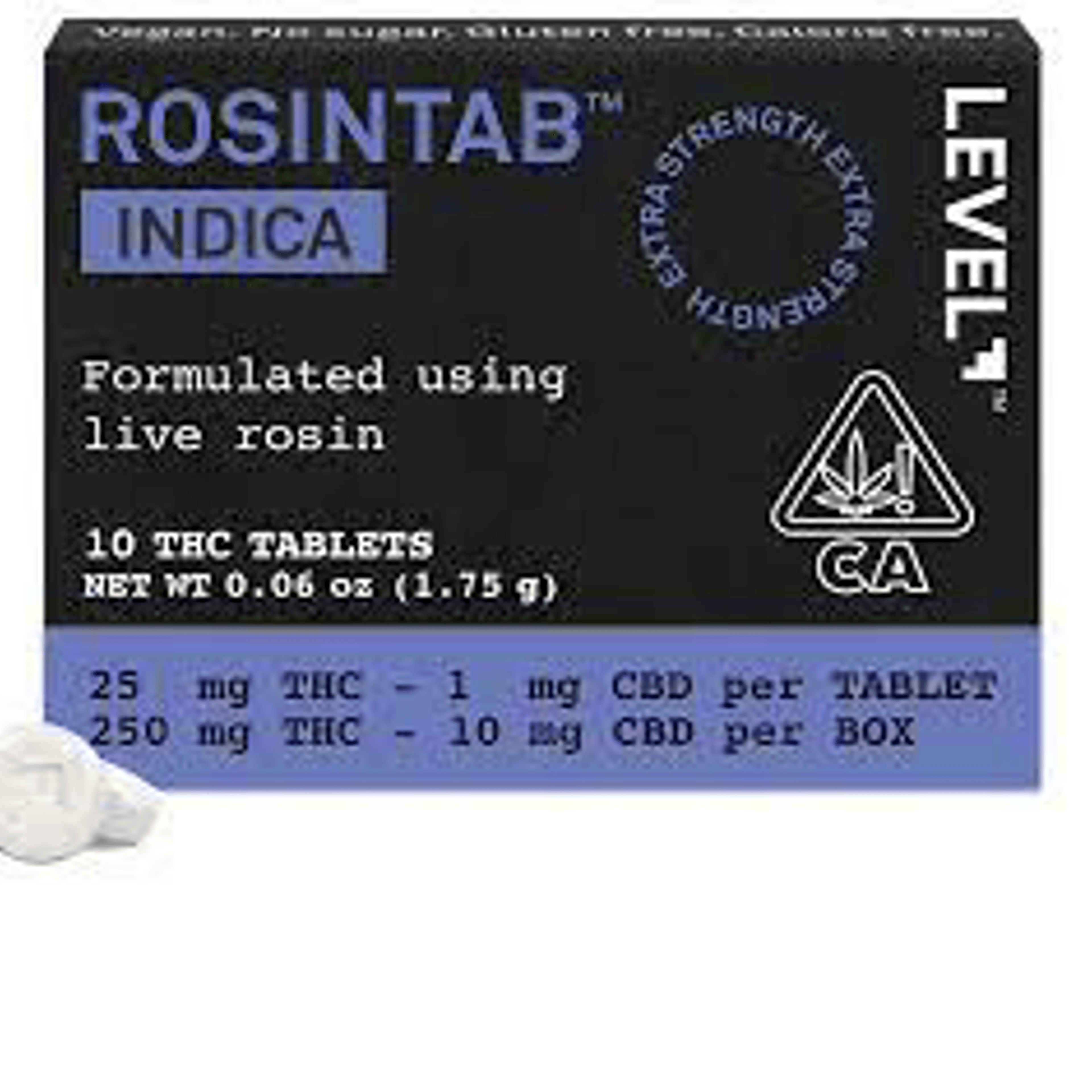 Rosintab Indica Tablets - Level - - $38 - Capsules