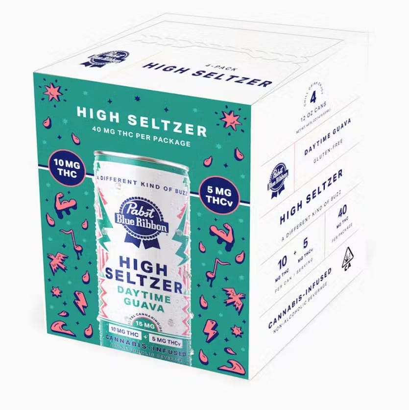 Pabst Blue Ribbon — Daytime Guava Seltzer