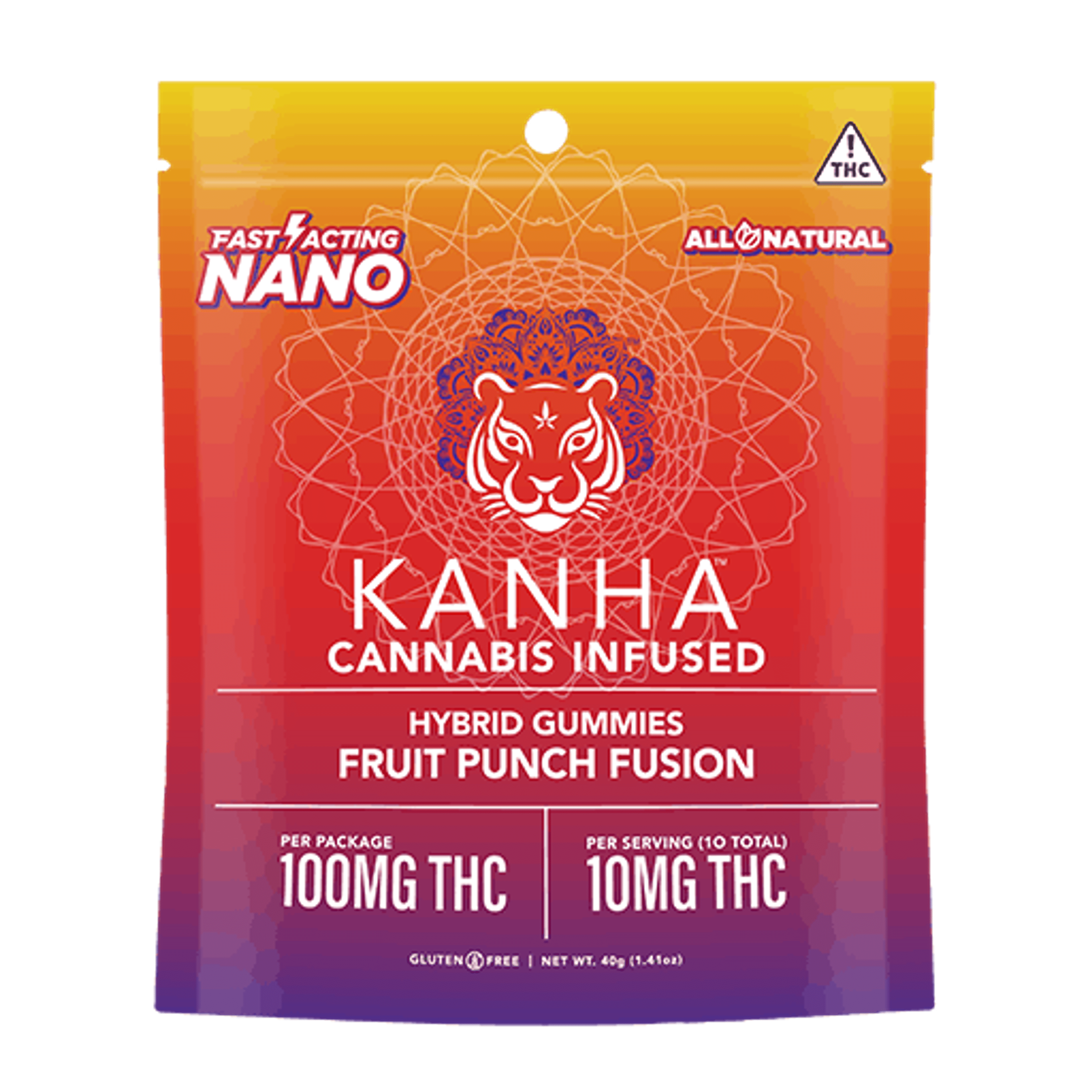 NANO Fruit Punch Fusion Gummies - Kanha - 10 Gummies - $22.99 - Edibles
