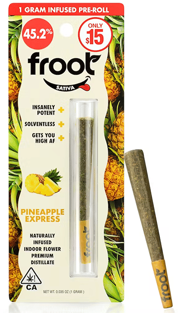 Pineapple Express Infused 1g Pre-Roll