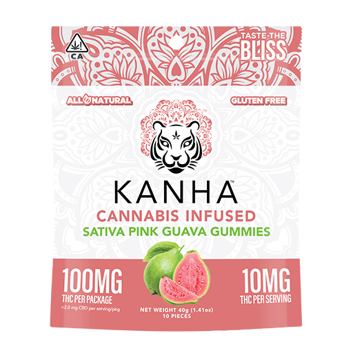 Pink Guava Gummies - Kanha - 10 Gummies - $19.99 - Edibles