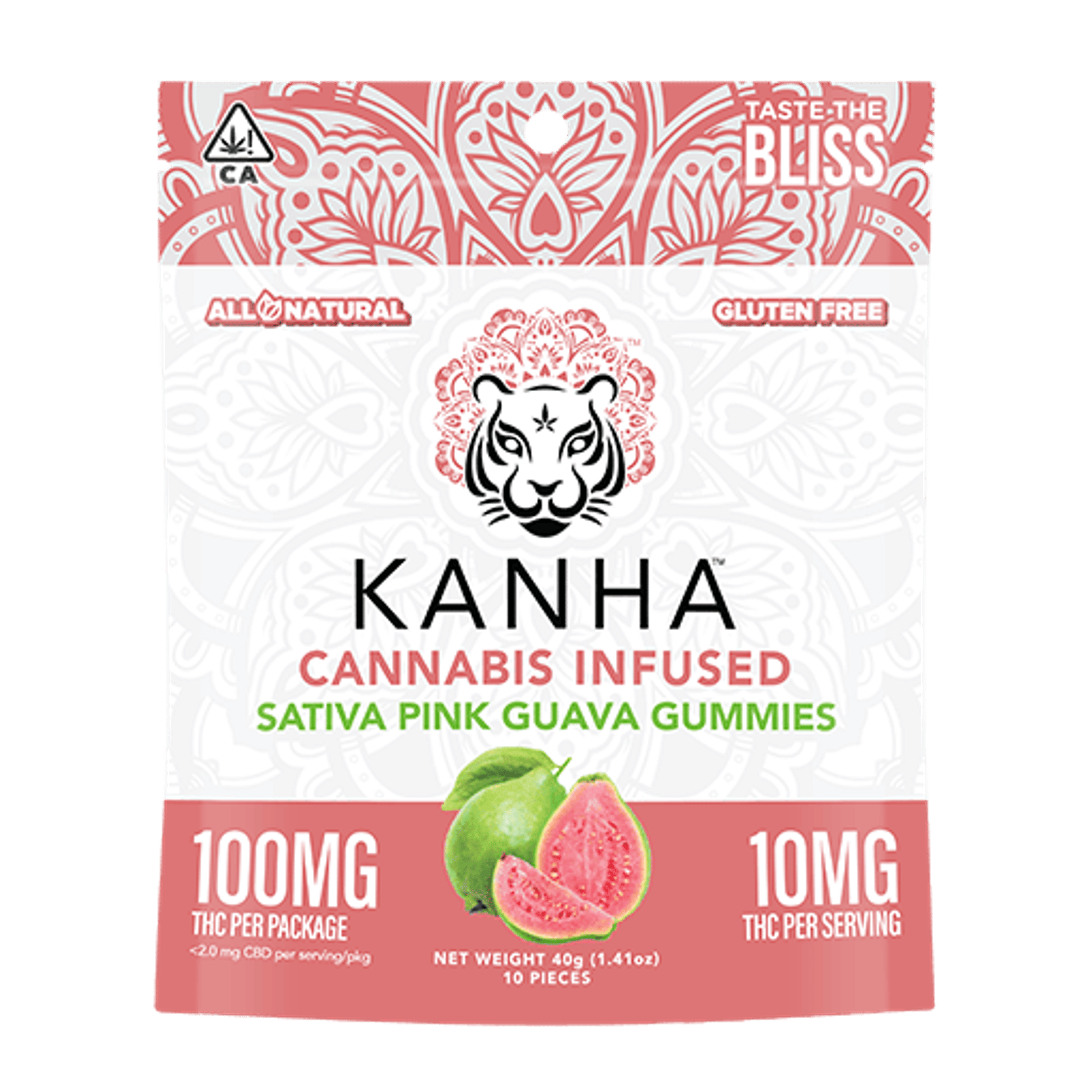 Pink Guava Gummies - Kanha - 10 Gummies - $19.99 - Edibles