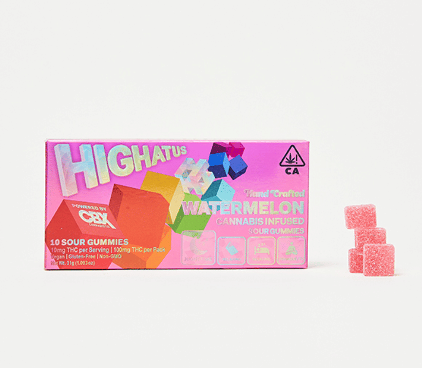 Watermelon Sour Gummies - Highatus -  - $17.50 - Edibles