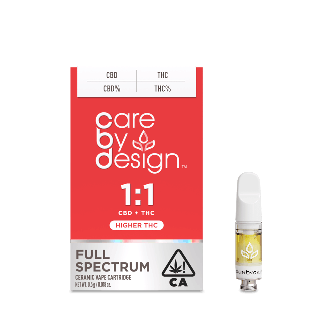 1:1 CBD Vape 1g Cartridge - Care By Design - High CBD 1g Cartridge - $46 - 510 Cartridges