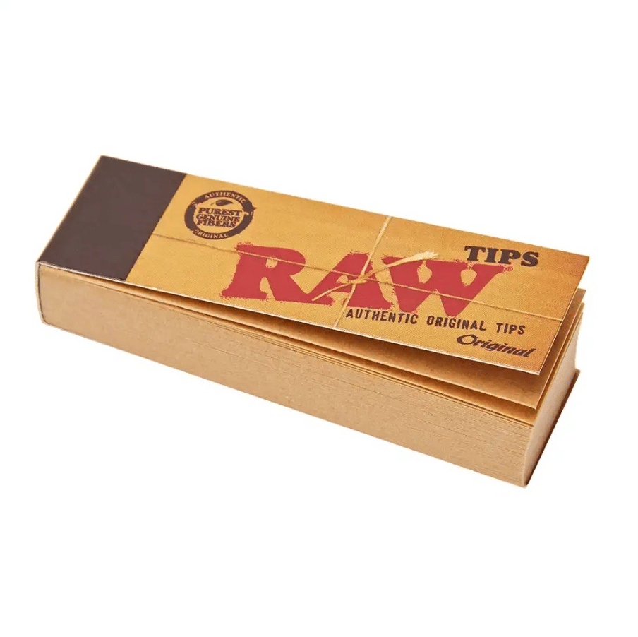 Raw Rolling Papers Unbleached Filter Tips - 50 Tips -  - $0.99 - Accessories