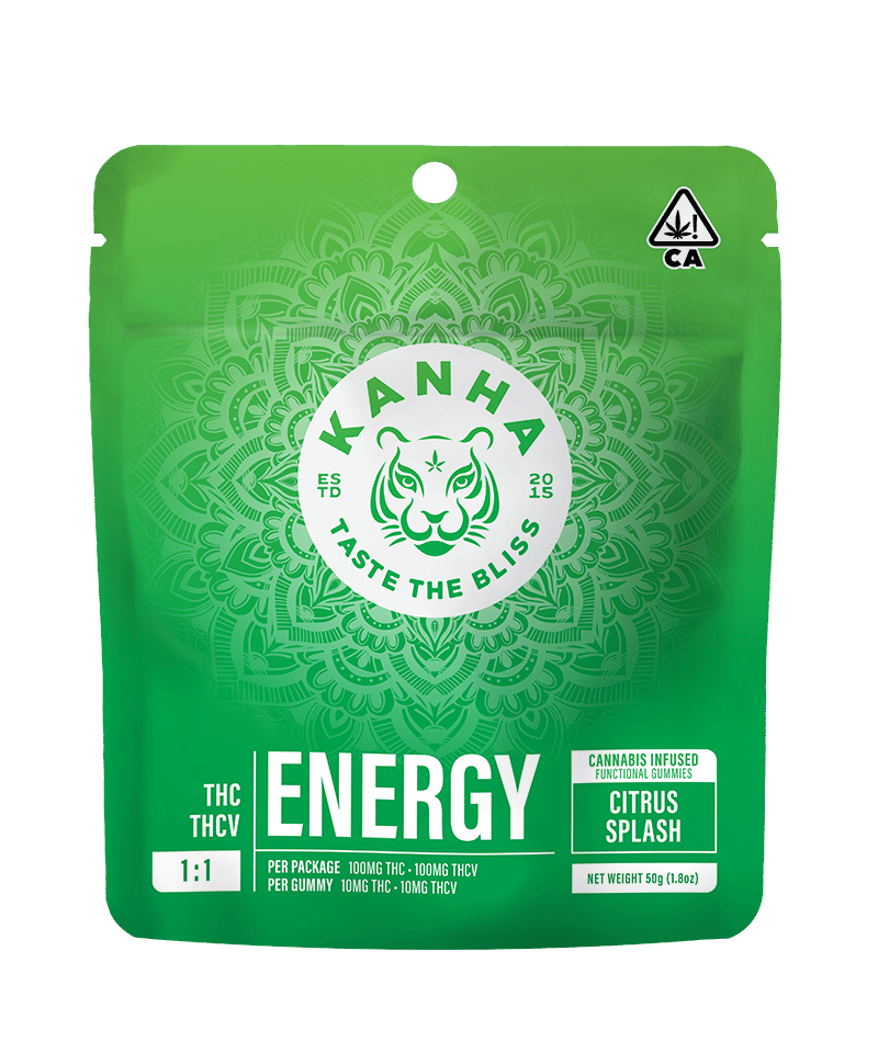 KANHA — Energy Citrus Splash 1:1 Gummies