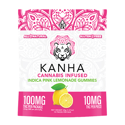 Indica Pink Lemonade - Kanha Treats -  - $16 - Edible