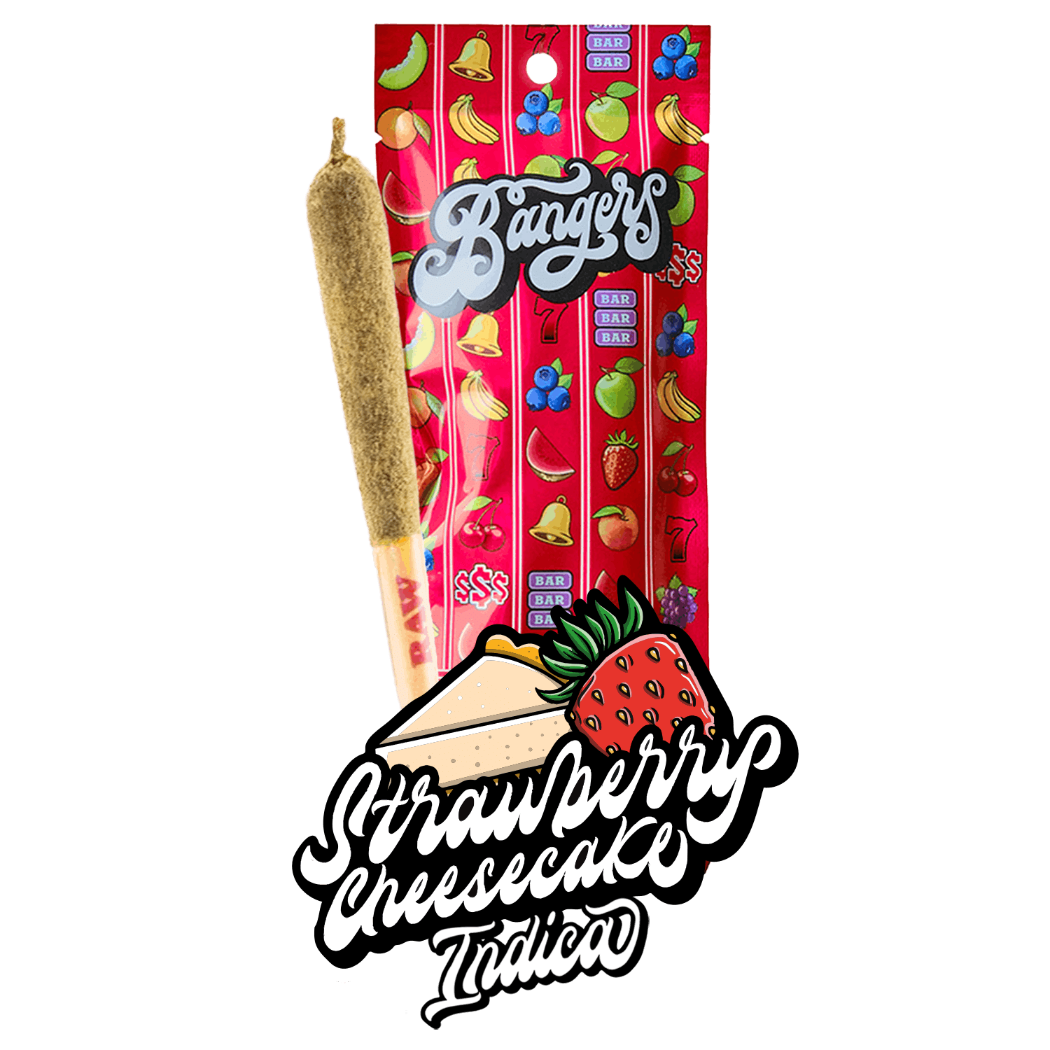 Strawberry Cheesecake - (1) 1.2 gram Prr roll - Bangers -  - $9.75 - Pre-Rolls