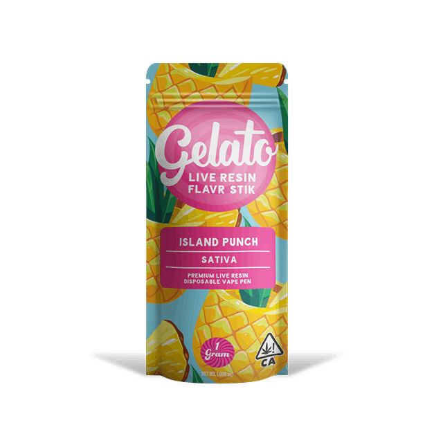 Gelato Live Resin Enhanced AIO | 1g - Island Punch - Sativa
