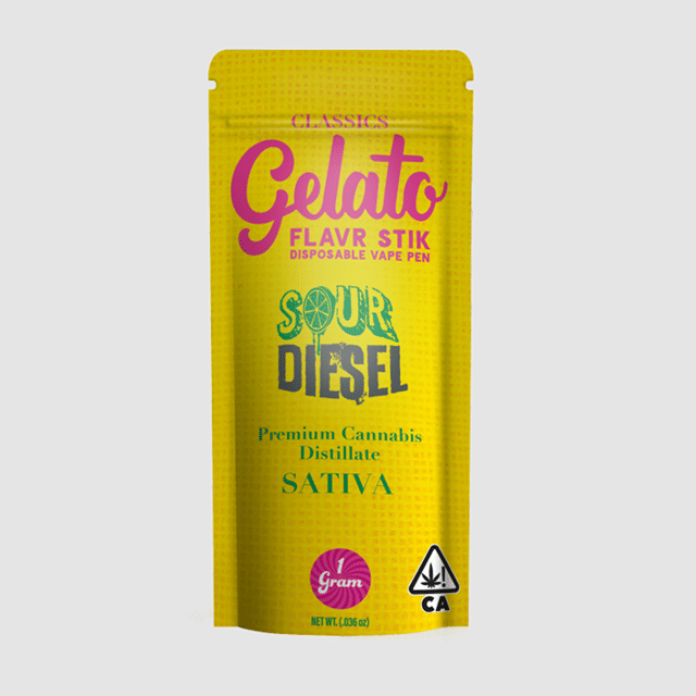 Gelato AIO | 1g - Sour Diesel - Disposable - Sativa