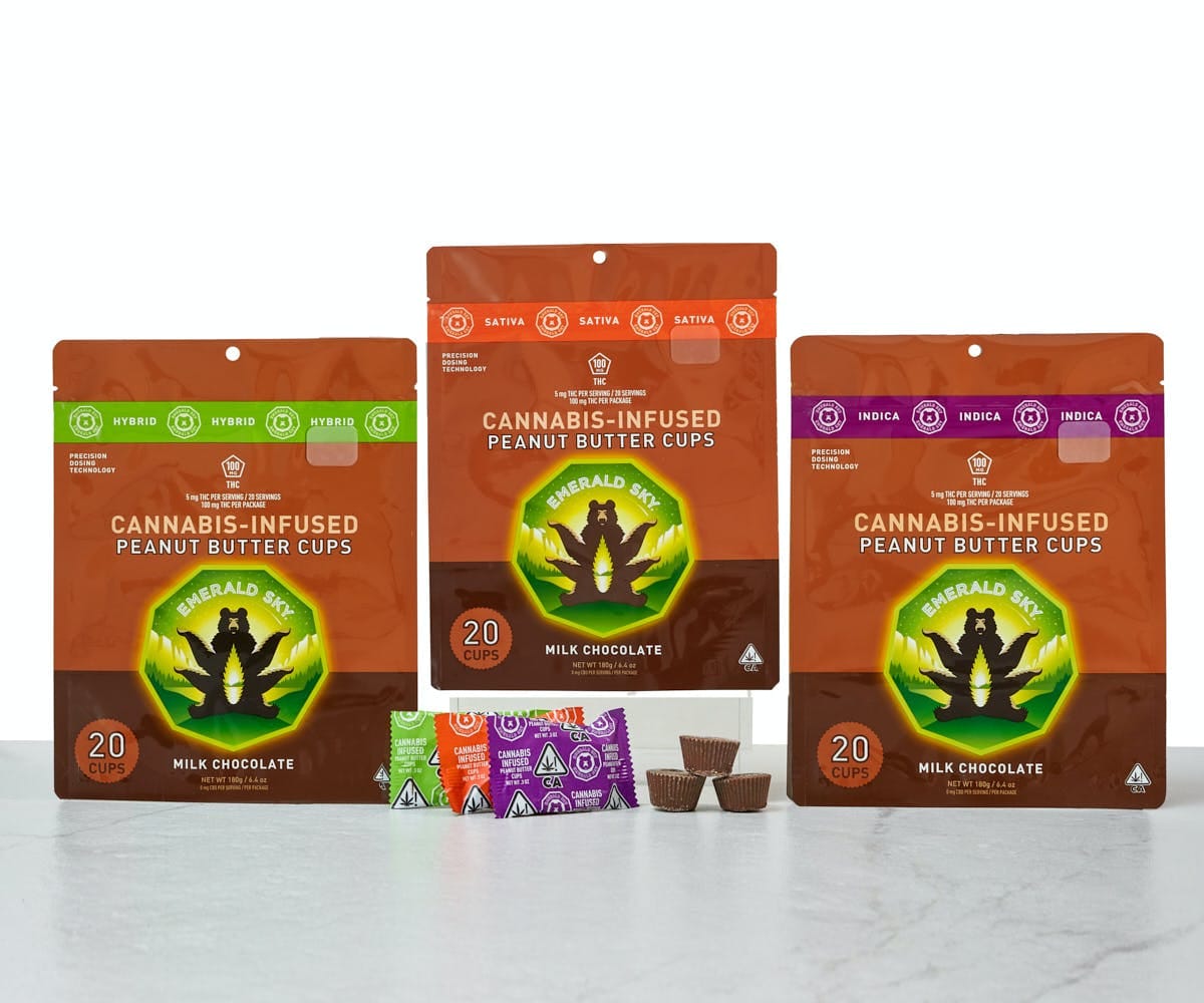 PEANUT BUTTER CUPS SATIVA 5MG 20PK - Emerald Sky -  - $18.27 - Edible (weight - each)