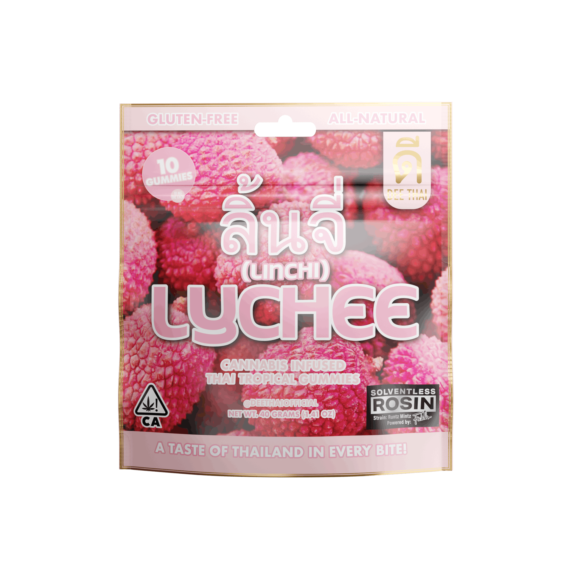 Lychee - Rosin Gummies - Dee Thai - Lychee - Rosin Gummies - $10 - Edibles