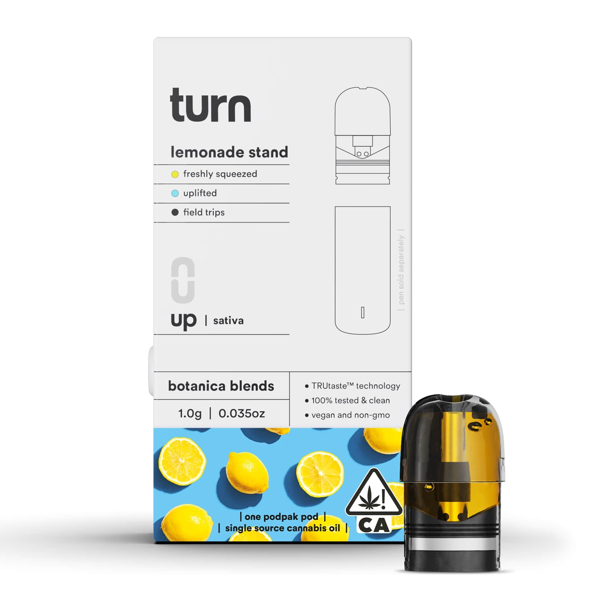 Lemonade Stand 'Turn Up' Pod 1g - Turn -  - $28 - Vapes