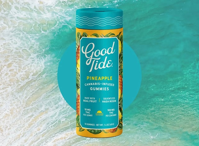 Good Tide - Pineapple THC 100mg Solventless Hash Rosin Gummies