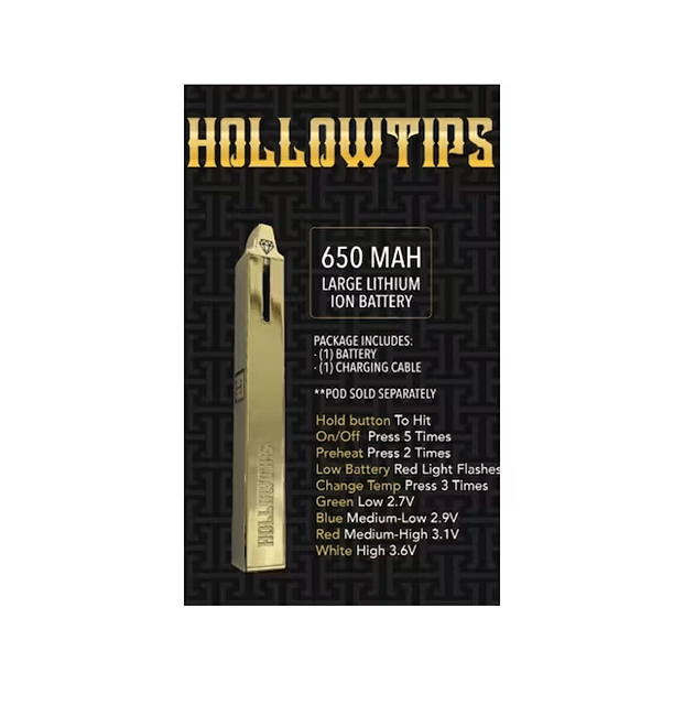 Hollow Tips - Diamond Pod Battery