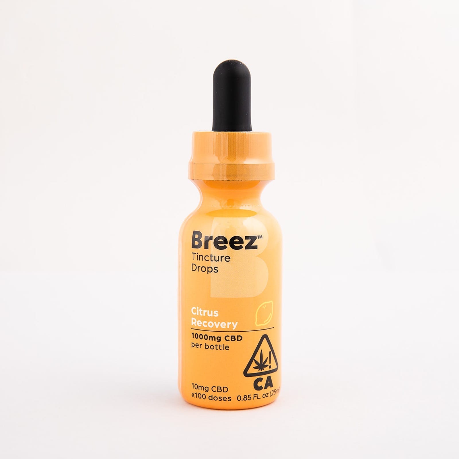 Breez - CBD Tincture Citrus Recovery 1000mg - Breez - Breez - CBD Tincture Citrus Recovery 1000mg - $65 - Tincture
