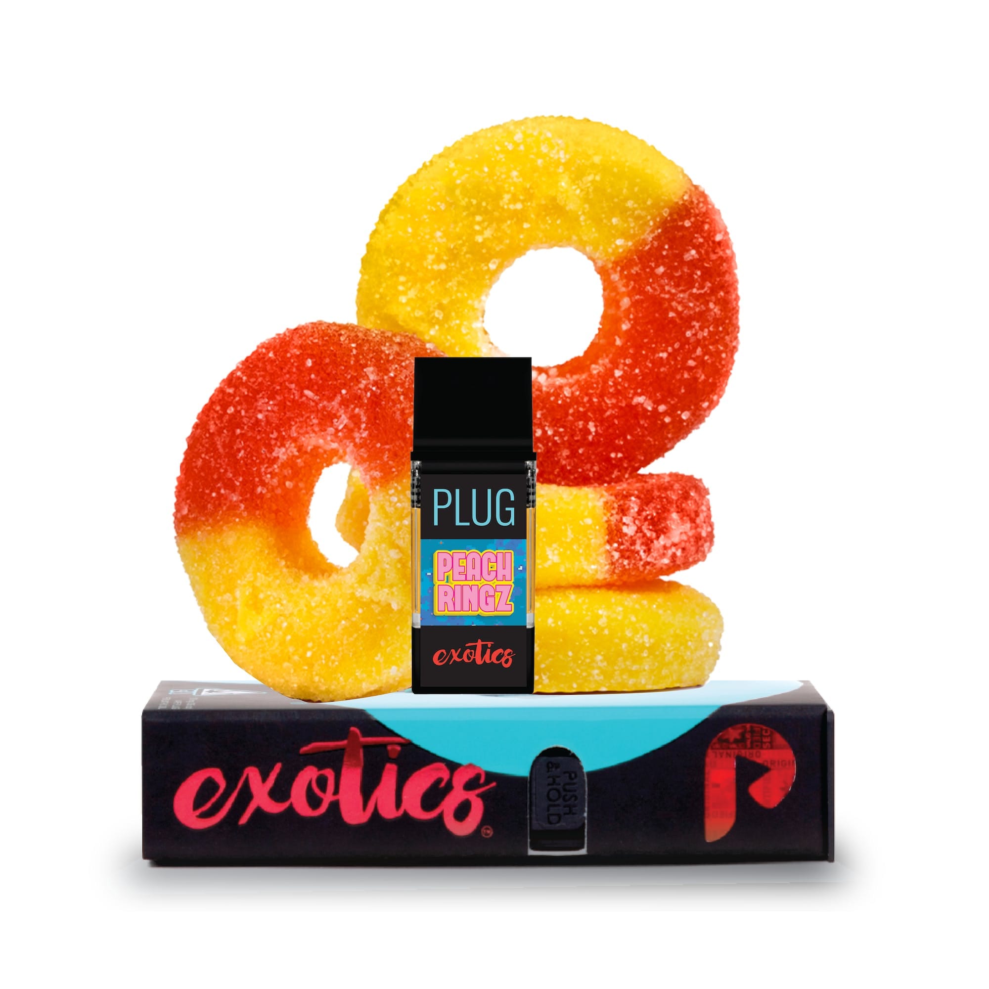 Exotics | Peach Ringz Pod - 1g - PLUGplay -  - $34 - Cartridges / Pods
