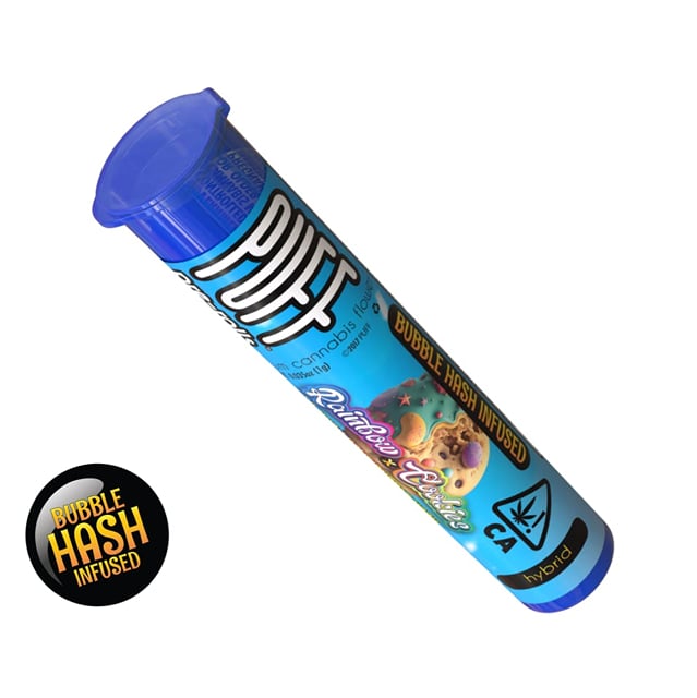 Rainbow Cookies x LA Kush Cake Bubble Hash Pre-Roll 1g