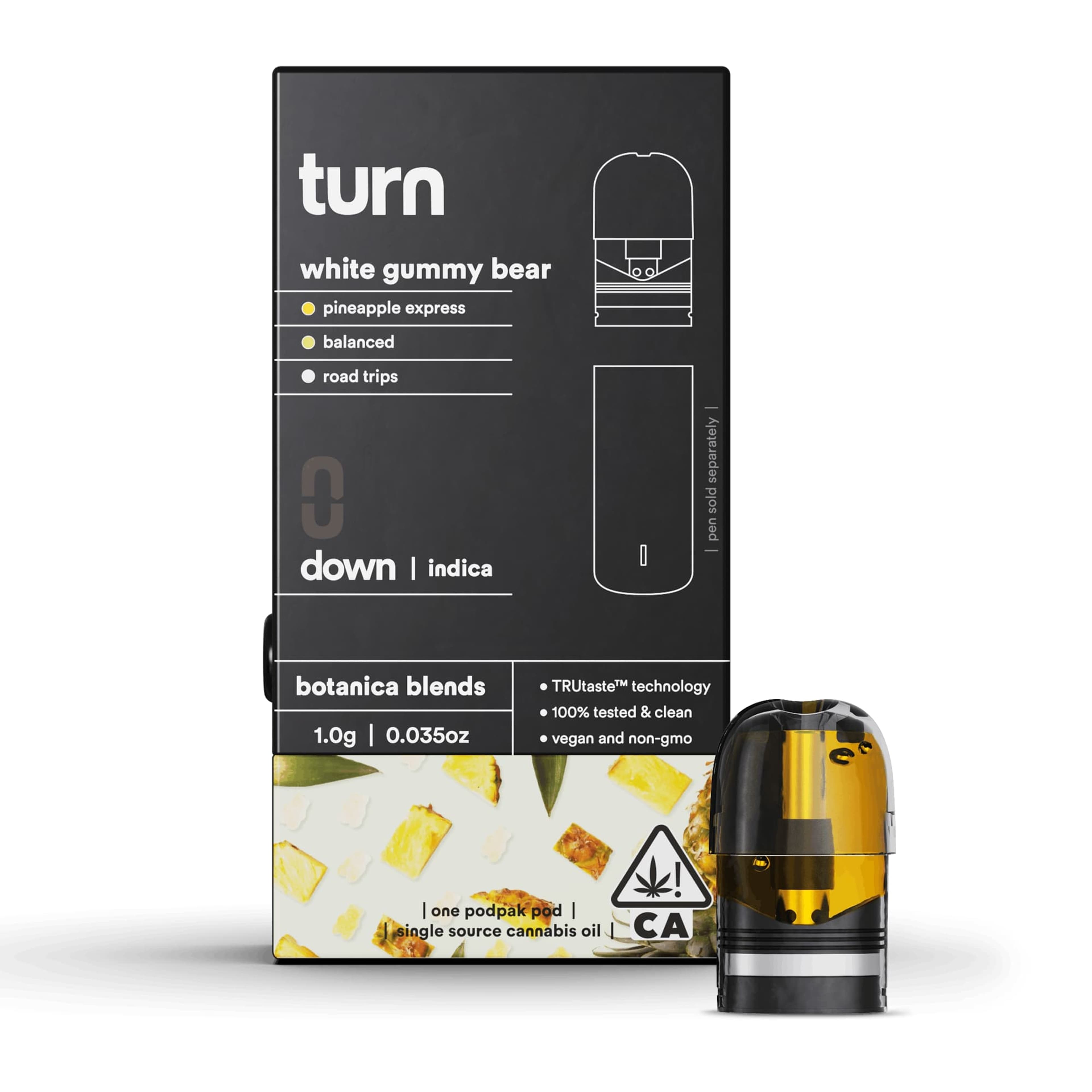 White Gummy Bear 'Turn Down' Pod 1g - Turn - - $28 - Vapes