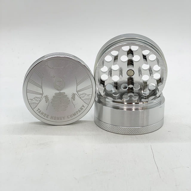 T.H.C. - "Circular Logo" - Silver - Metal Grinder